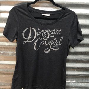 Cheekys dimestore cow girl T-shirt